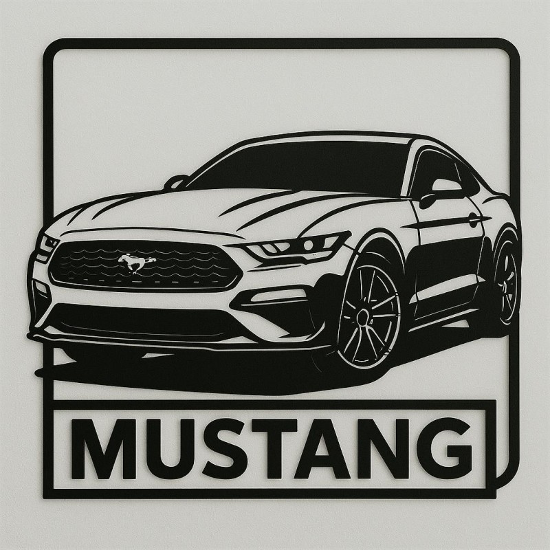 Mustang Duvar Dekoru